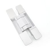 Sugatsune Full Inset Invisible Cabinet Door Hinge with 180 Degree Opening Angle White