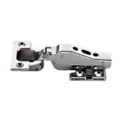 Sugatsune Screw-On Concealed European Cabinet Door Hinge with 95 Degree Opening Angle and Self-Close Function Nickel