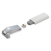 Sugatsune Medium Duty Soft-Close Reversible Low Profile Lift Assist Mechanism & Damper for Bar Tops and Counters w/ 95 Degree Angle Restrictor Nickel
