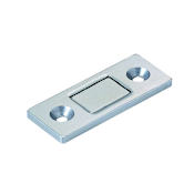 Sugatsune 1-5/8 Inch Thin Magnetic Catch Nickel