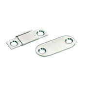 Sugatsune 1-3/8 Inch Thin Magnetic Catch with Strike Plate Nickel