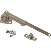 Sugatsune Left Handed Adjustable Drop-Down Cabinet Stay-Lift with 90 Degree Opening Angle and Soft-Down Function Nickel