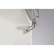 Sugatsune Vertical Swing Up Arm Set with 10.6 Pound Weight Capacity - Sold As A Set Nickel