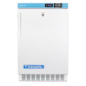 Summit AccuCold 20 Inch Wide 2.65 Cu. Ft. Medical Freezer with Automatic Defrost and NIST Calibrated Thermometer White