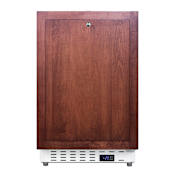 Summit Accucold 21 Inch Wide 2.47 Cu. Ft. Medical Freezer with ADA Compliant Design and Adjustable Digital Thermostat Panel-Ready