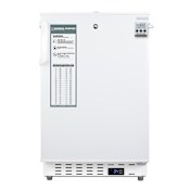 Summit Accucold 20 Inch Wide 3.32 Cu. Ft. Medical Refrigerator with Keyed Lock White