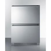 Summit 24 Inch Wide 3.7 Cu. Ft. Built-In Freezer Drawer Stainless Steel