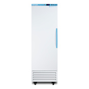 Summit Accucold 24 Inch Wide 9.53 Cu. Ft. Medical Refrigerator with Frost-Free Operation and High/Low Temperature Alarm White