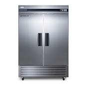 Summit 56 Inch Wide 49 Cu. Ft. Medical Freezer with Temperature Alarm Stainless Steel