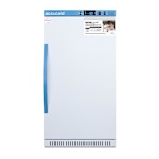 Summit Accucold Momcube 20 Inch Wide 2.47 Cu. Ft. Medical Freezer with Power Failure Alarm White