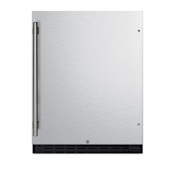Summit 24 Inch Wide 5.5 Cu. Ft. Compact Freezerless Refrigerator with Sabbath Mode Stainless Steel