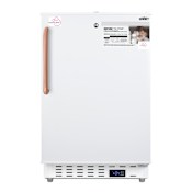 Summit 20 Inch Wide 2.68 Cu. Ft. Medical Freezer with Lock White