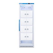 Summit Accucold 24 Inch Wide 15 Cu. Ft. Refrigerator with Glass Door White
