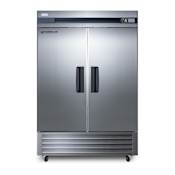 Summit Accucold 56 Inch Wide 49 Cu. Ft. Medical Refrigerator with Keyed Lock Stainless Steel