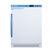 Summit Accucold 24 Inch Wide 6 Cu. Ft. Medical Refrigerator with Antimicrobial Ion Coated Handle White
