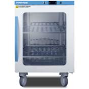 Summit Performance Series 5.22 Cu.Ft. Blanket Warmer White / Glass