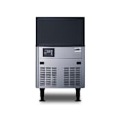Summit 20 Inch Wide Undercounter Undercounter Ice Machine with 120 Lbs. Daily Ice Production with Clean Function and Ice Scoop Black