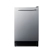 Summit 15 Inch Wide 12 Lbs. Capacity Built-In Ice Maker with 15 Lbs. Daily Ice Production and Drain Free Design Stainless Steel