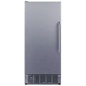 Summit 15 Inch Wide 25 Lbs. Capacity Built-In Commercial Clear Ice Maker with 45 Lbs. Daily Ice Production and Insulated Storage Bin Stainless Steel