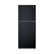 Summit 24 Inch Wide 10.1 Cu. Ft. Top Freezer Refrigerator with Adjustable Glass Shelves and Interior Lighting Black