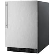 Summit 5.5 Cu. Ft. Commercial All Refrigerator w/ Stainless Steel Door & Thin Handle Stainless Steel