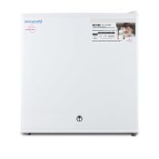 Summit Momcube 19 Inch Wide 1.4 Cu. Ft. Capacity Breast Milk Storage Freezer White
