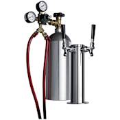Summit Commercial Dual Tap Kit with CO2 and Nitrogen Tank N/A