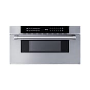 Summit 30 Inch Wide 1.2 Cu. Ft. 1000 Watt Drawer Microwave with Touch Controls and One Touch Open and Close Stainless Steel