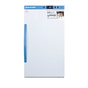 Summit Momcube 19 Inch Wide 3 Cu. Ft. Breast Milk Storage Refrigerator with 4 Adjustable Shelves White