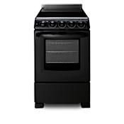 Summit 20 Inch Wide 2.3 Cu. Ft. Free Standing Electric Range Black