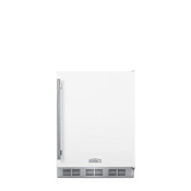 Summit 24 Inch Wide 5.5 Cu. Ft. Built-In Kegerator with Interior CO2 Holder and Right Hinged Door White