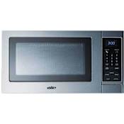 Summit 19 Inch Wide 0.9 Cu. Ft. Capacity 900 Watt Countertop Microwave Stainless Steel