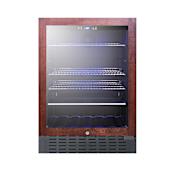 Summit 24 Inch Wide 4.2 Cu. Ft. Merchandiser Refrigerator Panel Ready
