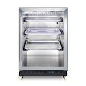 Summit 24 Inch Wide 5 Cu. Ft. Energy Star Rated Beverage Merchandiser Stainless Steel