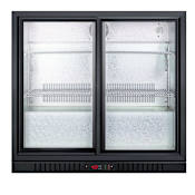 Summit 36 Inch Wide 7.4 Cu. Ft. Commercial Beverage Merchandiser with Stainless Steel Wrapped Cabinet Glass / Stainless Steel