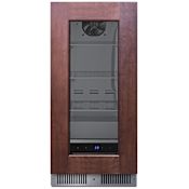 Summit 15 Inch Wide 40 Can Capacity Panel Ready Beverage Cooler with Digital Controls and Flush Back Design Panel Ready