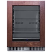 Summit 24 Inch Wide 80 Can Capacity Panel Ready Beverage Cooler with Digital Controls Panel Ready