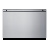Summit 24 Inch Wide 2 Cu. Ft. Refrigerator Drawer with Digital Thermostat and Child Lock Stainless Steel
