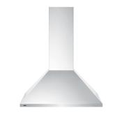 Summit 400 CFM 30 Inch Wide Wall Mounted Range Hood Adjustable Chimney Height Stainless Steel