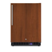 Summit 24 Inch Wide 4.72 Cu. Ft. Built-In / Free Standing Panel Ready Upright Compact Freezer with Weatherproof Design Panel Ready