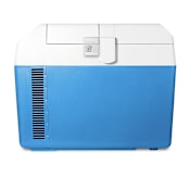 Summit 22 Inch Wide 0.88 Cu. Ft. Portable Freezer with AC Adapter and Factory Installed Lock Blue