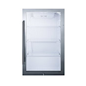 Summit 19 Inch Wide Indoor / Outdoor Beverage Cooler Stainless Steel