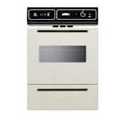 Summit 24 Inch Wide 2.92 Cu. Ft. Single Gas Wall Oven with Digital Clock and Timer in Bisque Bisque