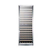 Summit 157 Bottle 24 Built-In Dual Zone Wine Cooler Stainless Steel