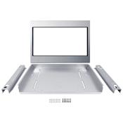 Summit 27 Inch Wide Trim Kit for Microwave with Stainless Steel Construction Stainless Steel