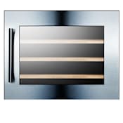Summit 28 Bottle 24 Fully Integrated Single Zone Wine Cooler Stainless Steel