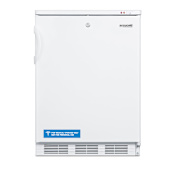 Summit 24 Inch Wide 3.5 Cu. Ft. Medical Freezer with Lock White