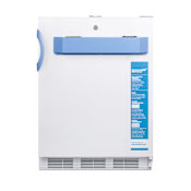 Summit 24 Inch Wide 3.2 Cu. Ft. Medical Freezer with High/Low Temperature Alarm White