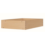 Sunny Wood Dovetail Drawer with Full Extension Soft Close Slides for Overlay Oven Cabinet 30 Natural