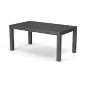 Sunset West Vegas 36" Wide Aluminum Outdoor Dining Table Graphite